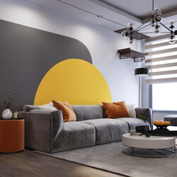 3D Interior Kitchen – Livingroom 191 Scene 3dsmax By Thanh Nguyen 