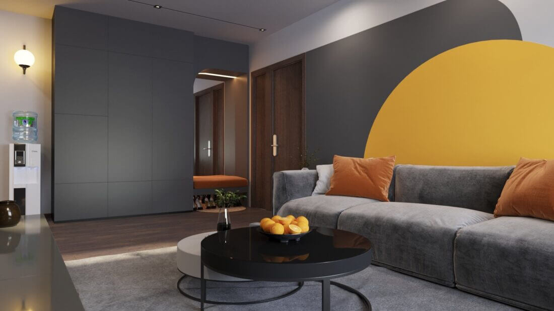3D Interior Kitchen – Livingroom 191 Scene 3dsmax By Thanh Nguyen