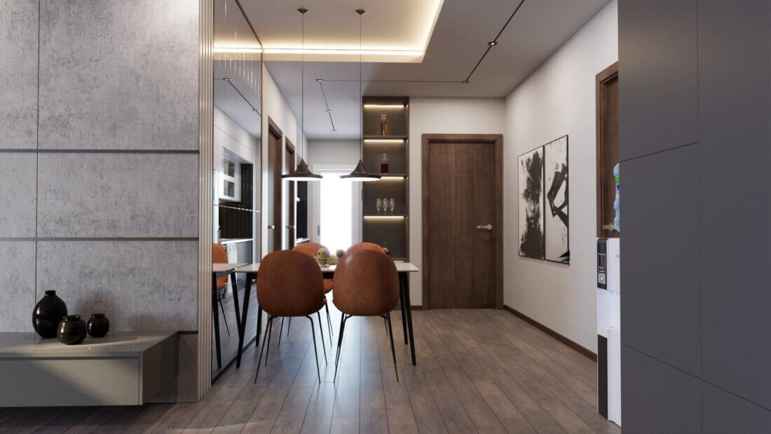 3D Interior Kitchen – Livingroom 191 Scene 3dsmax By Thanh Nguyen