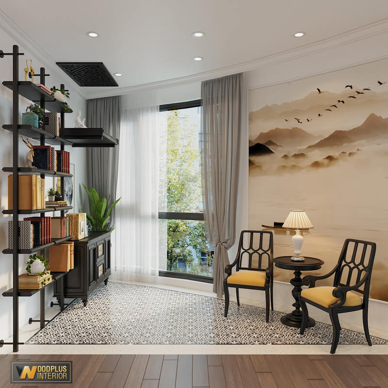  Living Room - Kitchen Interior by Le Viet Dung