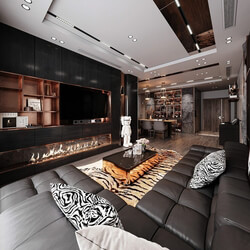 13291. Download Free 3D Apartment Interior Model By NV Khiem 