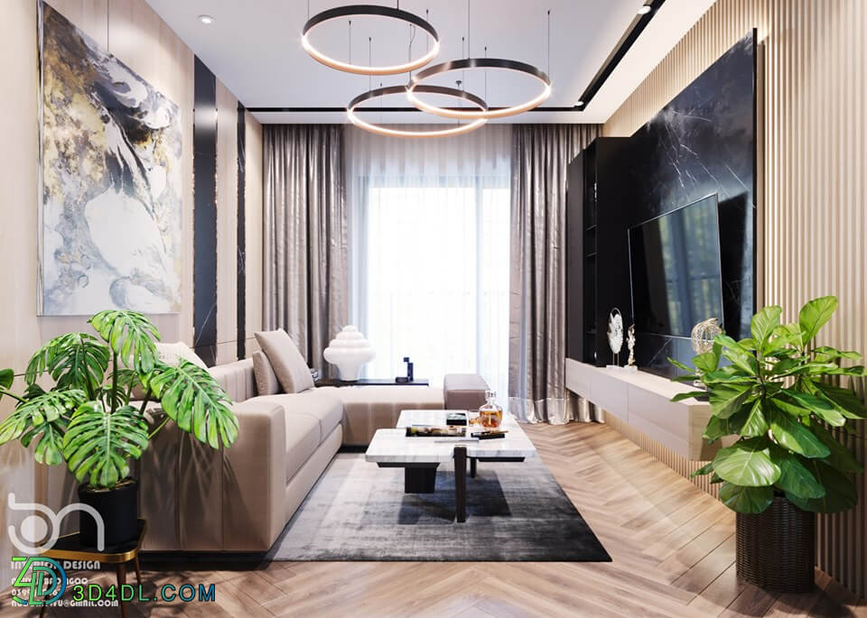 3D Interior Scenes File 3dsmax Model Dining- Livingroom 13 By NguyenBaoNgoc