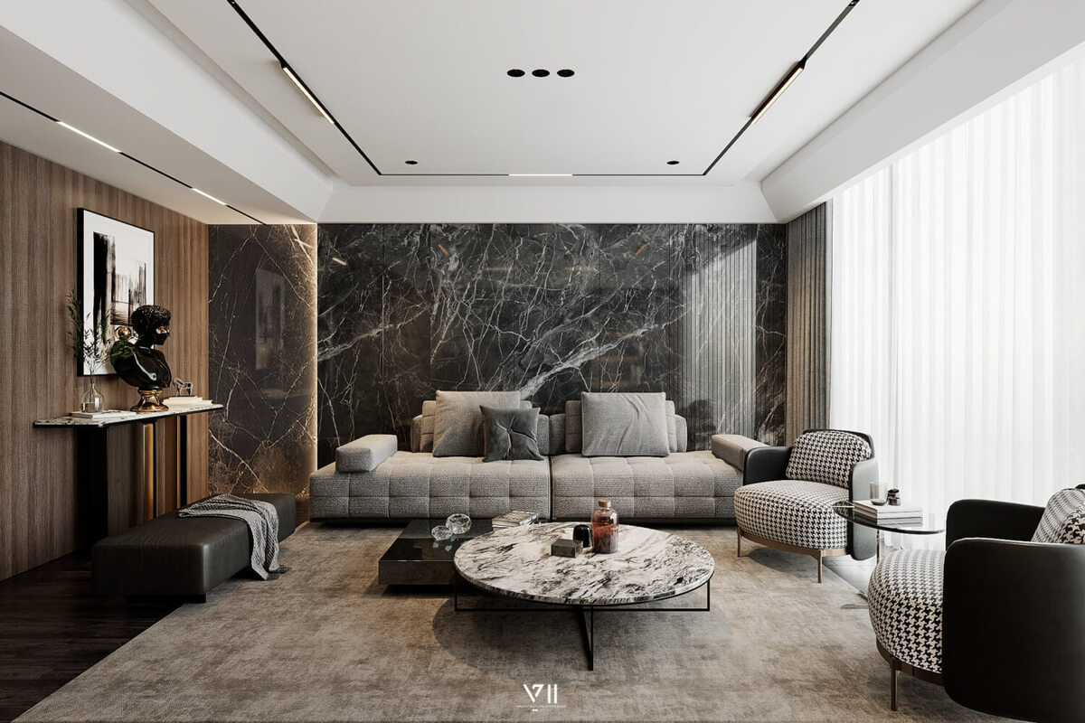  3D Model of Interior Living Room by Kien Nguyen