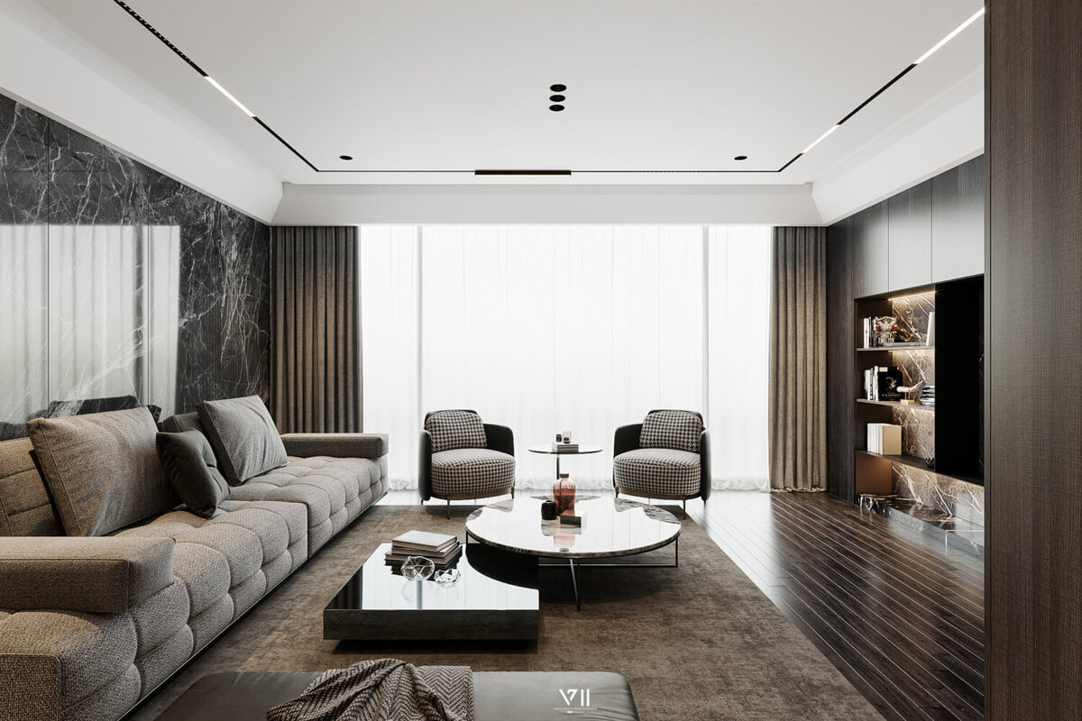  3D Model of Interior Living Room by Kien Nguyen