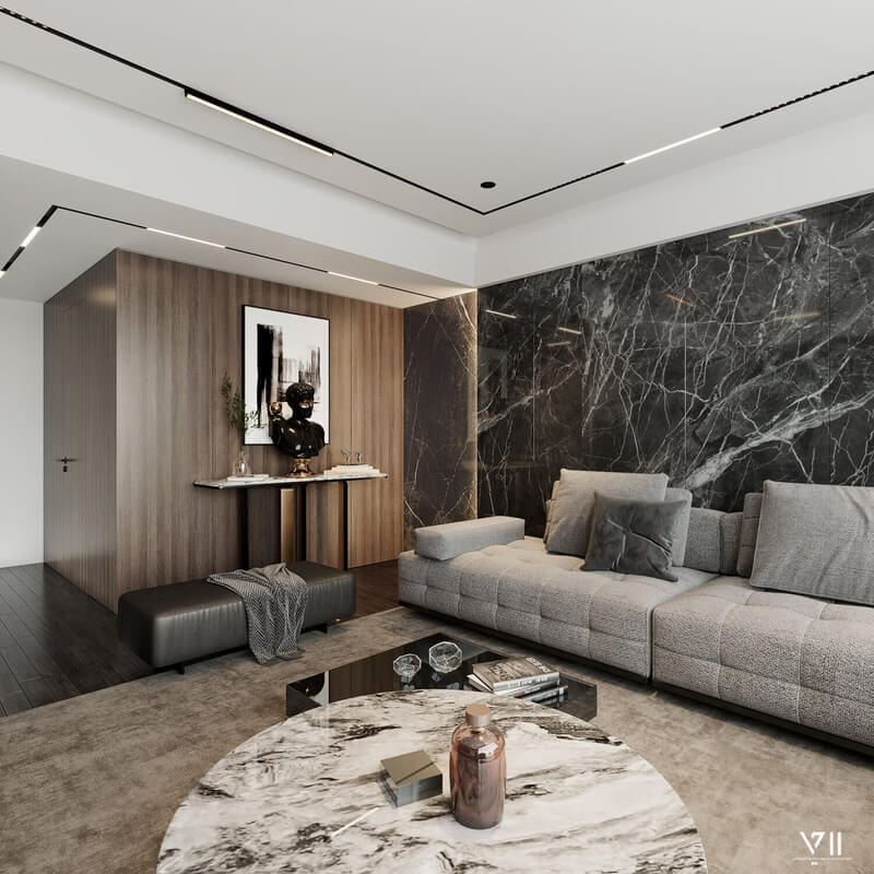  3D Model of Interior Living Room by Kien Nguyen
