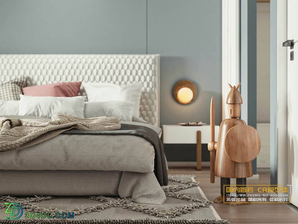 3D Interior Scenes File 3dsmax Model Bedroom 278 By DoanNguyen