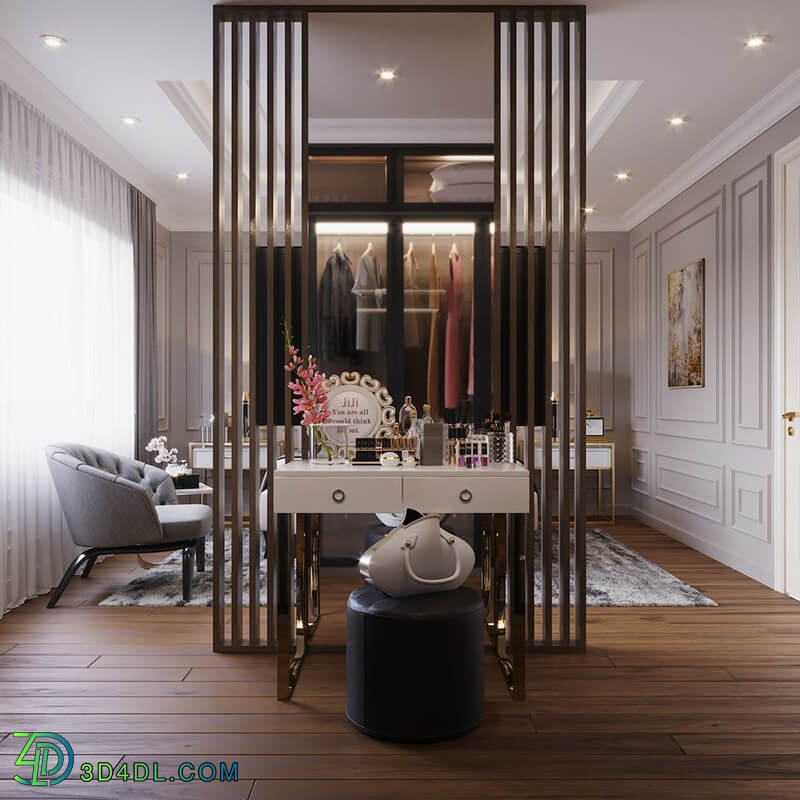 3D Interior Scenes File 3dsmax Model Bedroom 256 By VuHungThinh