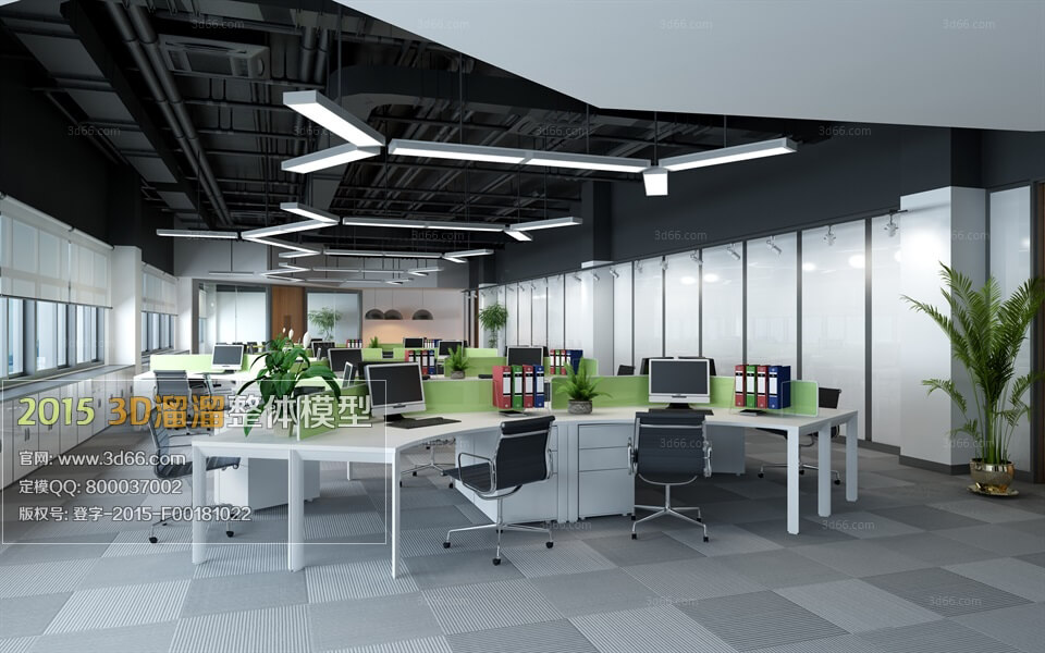 Office 3d model 22