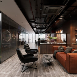  3D Model Office Room Interior File 3dsmax By Duong Bui 