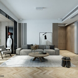 3D Interior Scene File 3dsmax Model Livingroom 461 By Huy Hieu Lee 