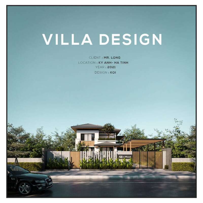  3D Model Exterior Villa File 3dsmax By Tan Nguyen