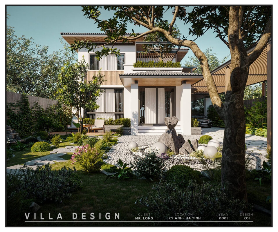  3D Model Exterior Villa File 3dsmax By Tan Nguyen