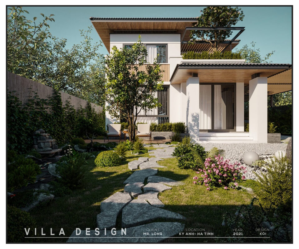  3D Model Exterior Villa File 3dsmax By Tan Nguyen