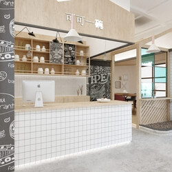 3D Model Interior Restaurant Scene 236 By ThanhPhuong  
