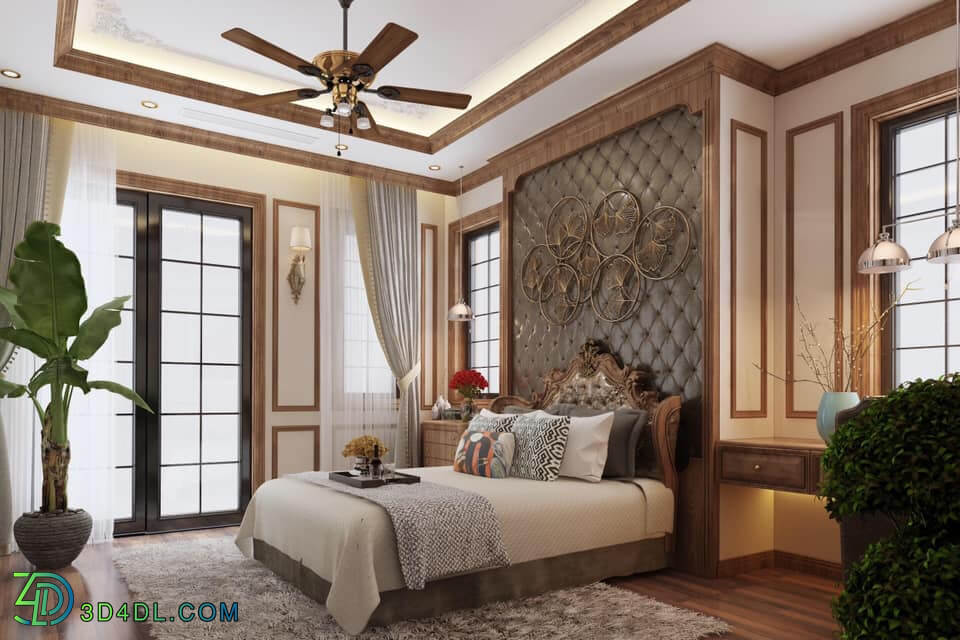 3D Interior Scenes File 3dsmax Model Bedroom 226 By Pham Lee