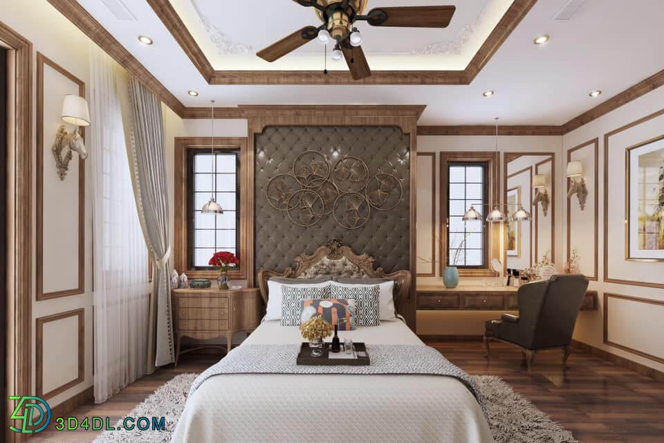 3D Interior Scenes File 3dsmax Model Bedroom 226 By Pham Lee