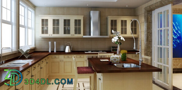 3D Model Kitchen 141 