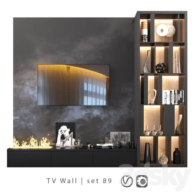 TV Wall set 89