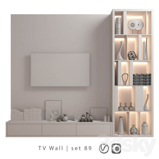 TV Wall set 89