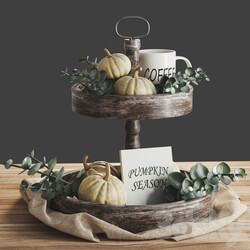 Pumpkins decor set 