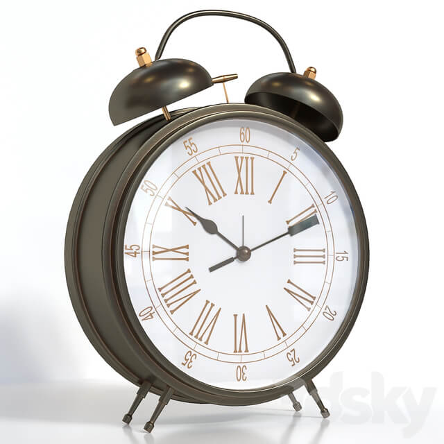 Watches Clocks Old alarm clock