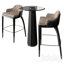 Table Chair Luxxu Darian Charla Bar 