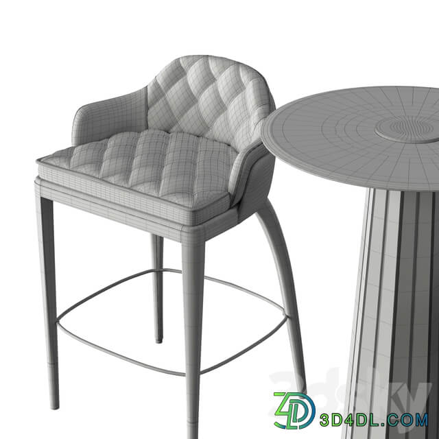 Table Chair Luxxu Darian Charla Bar
