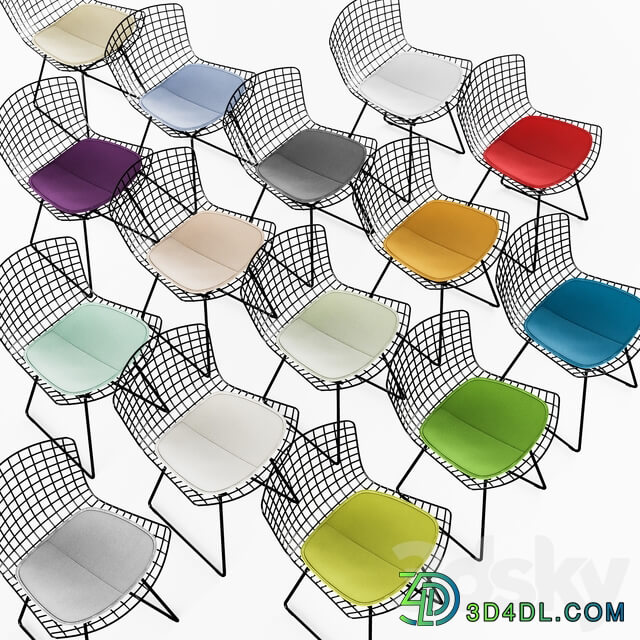 Table Chair Knoll Bertoia Side Chair Arper Dizzy Table
