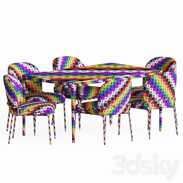 Table Chair Dining Set 83