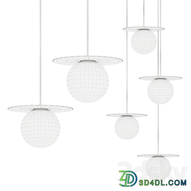 Ball pendant lamp MARBLE ORB Pendant light 3D Models