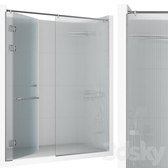 Frameless Shower Set 01