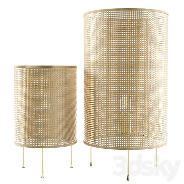 Zara Home Rattan Lamp