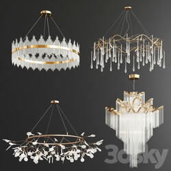 Four Exclusive Chandelier Collection 78 Pendant light 3D Models 