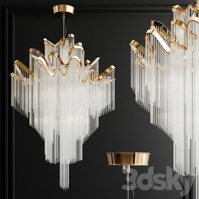 Four Exclusive Chandelier Collection 78 Pendant light 3D Models