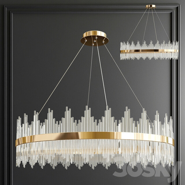 Four Exclusive Chandelier Collection 78 Pendant light 3D Models