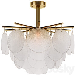 Crosby Home LUIZA Glass Pendant light 3D Models 