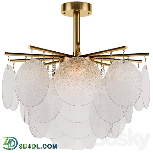 Crosby Home LUIZA Glass Pendant light 3D Models