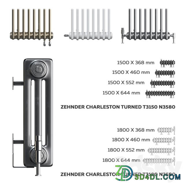 Zehnder Charleston radiators 3C