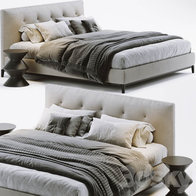 Bed Minotti Andersen Quilt Bed