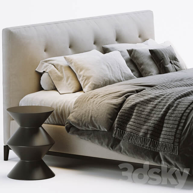 Bed Minotti Andersen Quilt Bed