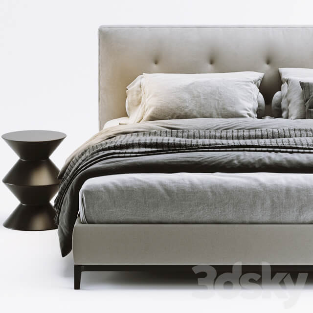 Bed Minotti Andersen Quilt Bed