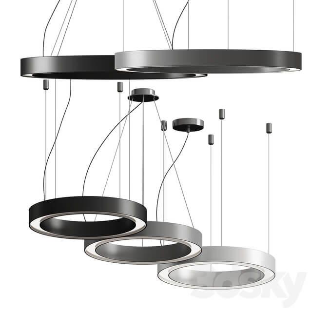 Lightnet Ringo Star Pendant light 3D Models