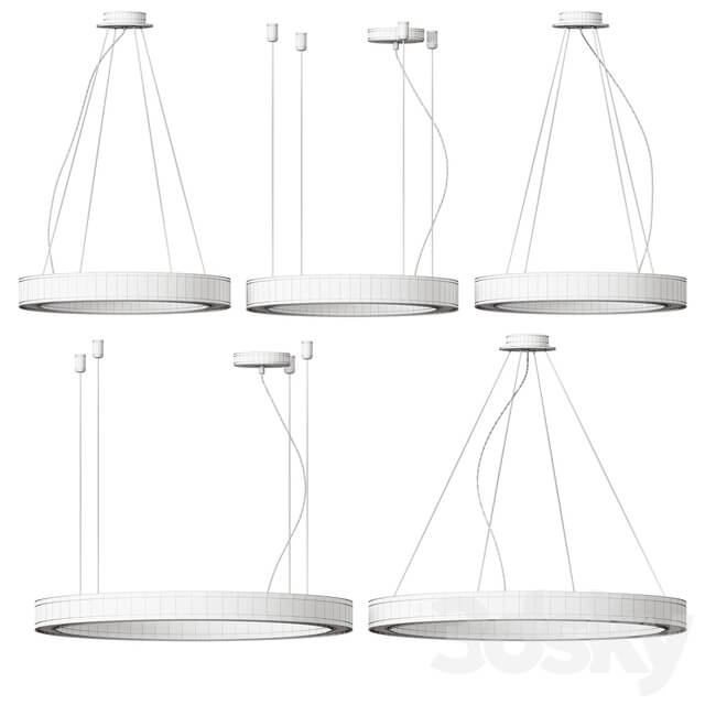 Lightnet Ringo Star Pendant light 3D Models