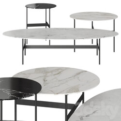 B B Italia Formiche Coffee Tables 3D Models 