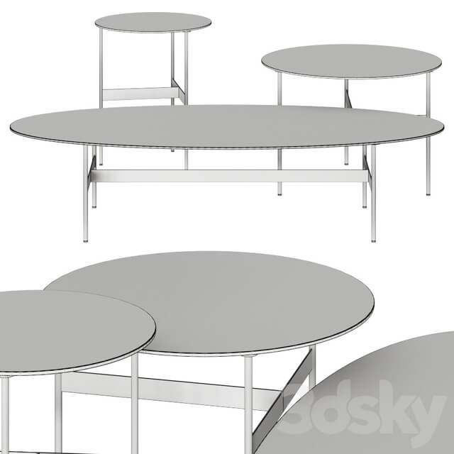 B B Italia Formiche Coffee Tables 3D Models
