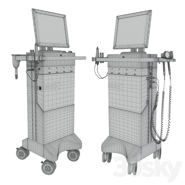 Hydrafacial facial cleansing machine 3D Models