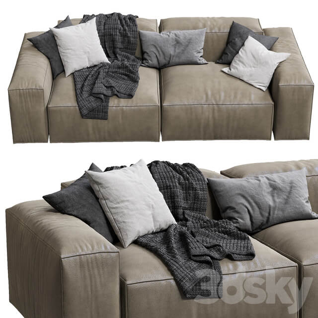 livingdivani Leather SOFA Extra Wall