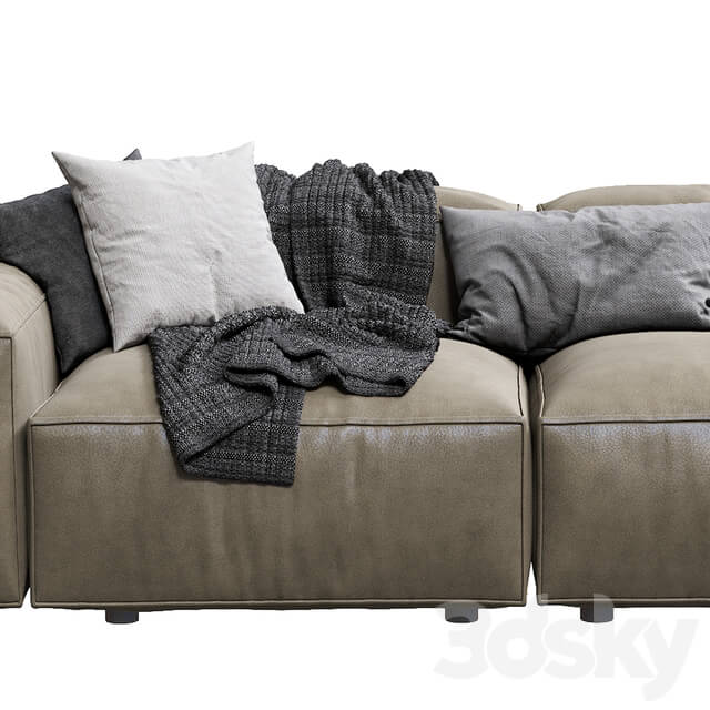 livingdivani Leather SOFA Extra Wall