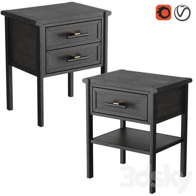 Sideboard Chest of drawer Dantone Home Contempo bedside table