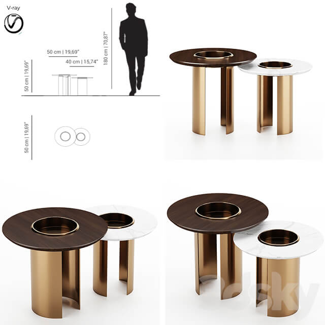 JANUS SIDE TABLE